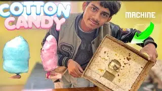Make a cotton candy machine at home | घर बैठे बनाओ cotton candy 🍭 #homemade 