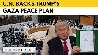 U.N. Security Council adopts U.S-backed Gaza peace plan