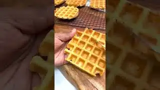 Make Ahead Waffles #shorts #waffle #waffles #wafflesrecipe #recipe
