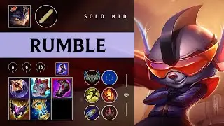 Rumble Mid vs Zed - EUW Challenger Patch 26.01