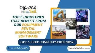Top 5 Industries That Benefit from Our Equipment Rental Management Software | #1 Zoho Programmer