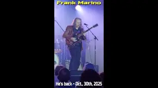 Frank Marino of Mahogany Rush is back 😛🤘 #Frankmarino #frankmarinoandmahoganyrush