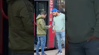 Fake ticket inspector😁the driver close the door on him😁#funny #comedy #shortvideos #shorts