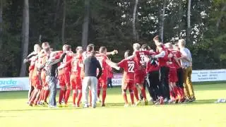 Jubel des TSV Schilksee nach dem 3:1 Sieg gegen Strand 08 am 21.09.14