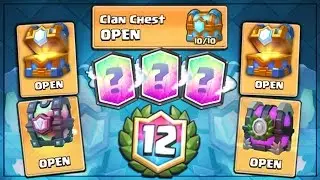 OPENING LEGENDARY CHEST & x2 CLAN CHESTS! | Clash Royale | 12 WIN CHALLENGE CHEST OPENING TOO?!
