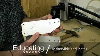 MakerSlide End Plates / CNC Cutting 8mm Aluminium