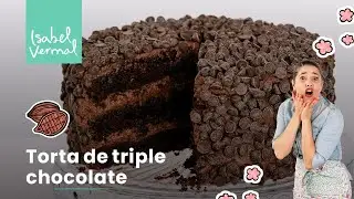 Torta de triple chocolate