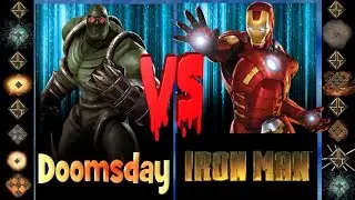 Doomsday (DC Comics) vs Ironman (Marvel Comics)  - Ultimate Mugen Fight 2016