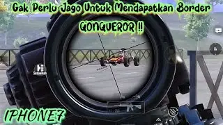 Easy Way To Reach 'QONQUEROR' - iPhone 7🔥 PUBG MOBILE !!