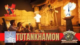 Walibi Belgium Challenge of Tutankhamon - Darkride - Themed Rides onride - Thea Award winner - POV