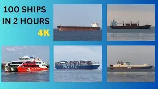 OVER 100 SHIPS IN OVER 2 HOURS - SHIPSPOTTING COMPILATION CUXHAVEN MAY 2023