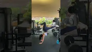 Build Handstand Strength FAST | Elevated Pike Hold⚡#handstand #pikehold #shorts #shortvideo