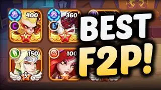 Reacting to the BEST Free-to-Play IDLE HEROES account I have EVER seen!