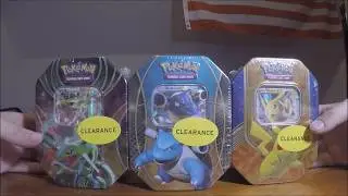 Pokemon Pikachu EX Tin Opening! (Great Pulls + 2 Bonus Tins!)