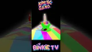Learn Alphabet With Kinetic Sand Bowling Ball ABC Song Adventure  #kineticsand  #alphabetadventure