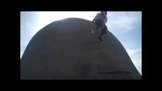 Rocket Air on a skateboard
