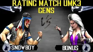 snowboy vs bonus (бой вечера rating gens) UMK3 ONLINE + MONEY MATCH