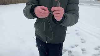 Ловив сьогодні на таку зимню удучку від бренду Lucky John C-Tech Jig Light 41см