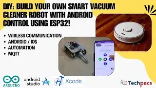 🤖 DIY: Build Your Own Smart Vacuum Cleaner Robot with Android Control using ESP32!