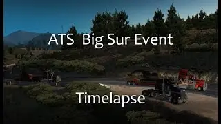 ATS multiplayer - Huge traffic Jam Timelapse (WoT Big Sur Event)