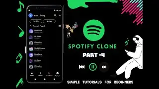 Spotify UI Flutter clone || Spotify clone - PART - 4