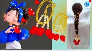 Diy 🌷 Tulip paranda full video 🤩&hearts;️ @craftsbyreena #youtubepartner#viralparandamaking