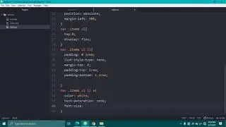 Sidebar menu with html, CSS and fontawesome.