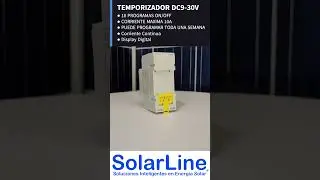 temporizador 9-30v para corriente continua SolarLine