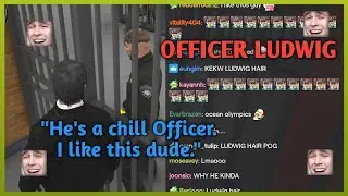 Sykkuno's Chat Thought Officer TJ Walker Was Ludwig Because of the Hair KEKW | GTA 5 RP NoPixel 3.0