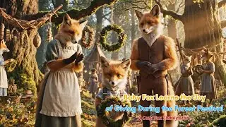 Baby Fox Learns the Joy of Giving During the Forest Festival | A Cozy Fox Family Story