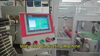 PET Roll Die-Cutting Machine with Auto Waste Removal, Sheet Cutting & Robotic Collection |Vility CCD