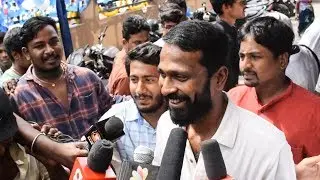 Vetrimaran Asuran Movie Celebration with Fans in Kasi Theatre