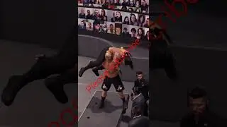 WWE 2k22 Lesnar destroyed the announce table 😲😲