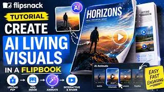 Flipsnack Tutorial: How to Create an Interactive Flipbook with AI