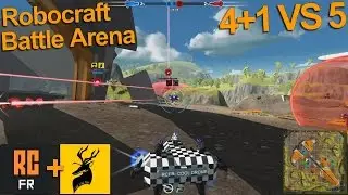 Robocraft Gameplay | Battle Arena | 4+1 VS 5 Platoon