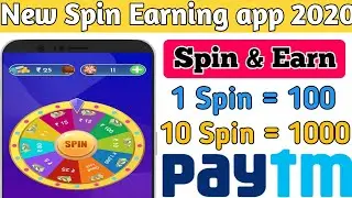 New Spin earning app 2020 ! Spin and earn money ! Super Spin payment proof ! Super Spin app !