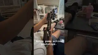 Notos pump action prototype. Releasing soon. #umarexairguns