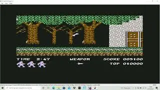 Ghosts 'n goblins C64 game completed. LIMITED LIVES.