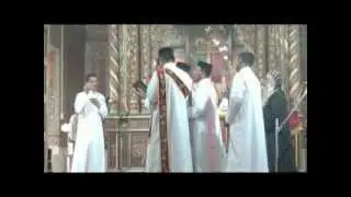 Half lent (Pathy Nompu). Holy Qurbana at Orthodox Seminary, Kottayam.