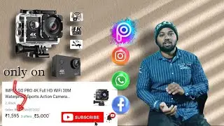 Action camera unboxing|| imply gopro 4k ||cheap & best 4k wifi actioncamera #actioncamera #gopro4k