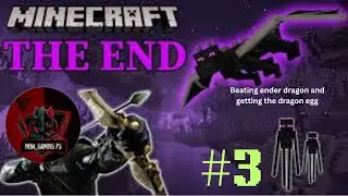 Beating the Ender dragon | S-2 E-2 | *My voice went from half of the video, i'm sorry guys*