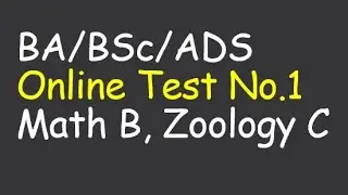 Online Paper No.1 | Part 2 | BA/BSc/ADS students |