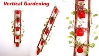 Easy and Unique Vertical Garden Idea / Gardening Hacks