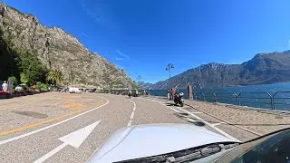 Sirmione to Limone sul Garda: Driving & E-biking in Autumn