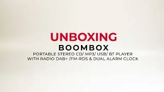 Boombox BBTU-500DAB| Unboxing | Aiwa Europe