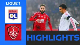 Lyon - Stade Brestois | 2-1 | Highlights | Ligue 1 2025-26 | OL brest