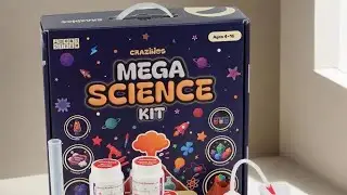 Crazinos mega science kit unboxing @CrazyXYZ 
