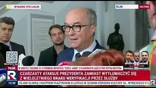 CZARZASTY ATAKUJE PREZYDENTA zamiast wyjaśnić swoje ruskie powiązania!