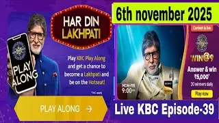 amazon win@9 live quiz answer 6 November 2025