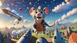 The Mouse Who Built a Rocket 🚀🐭 | Fun Space Adventure Nursery Rhyme for Kids & Toddlers